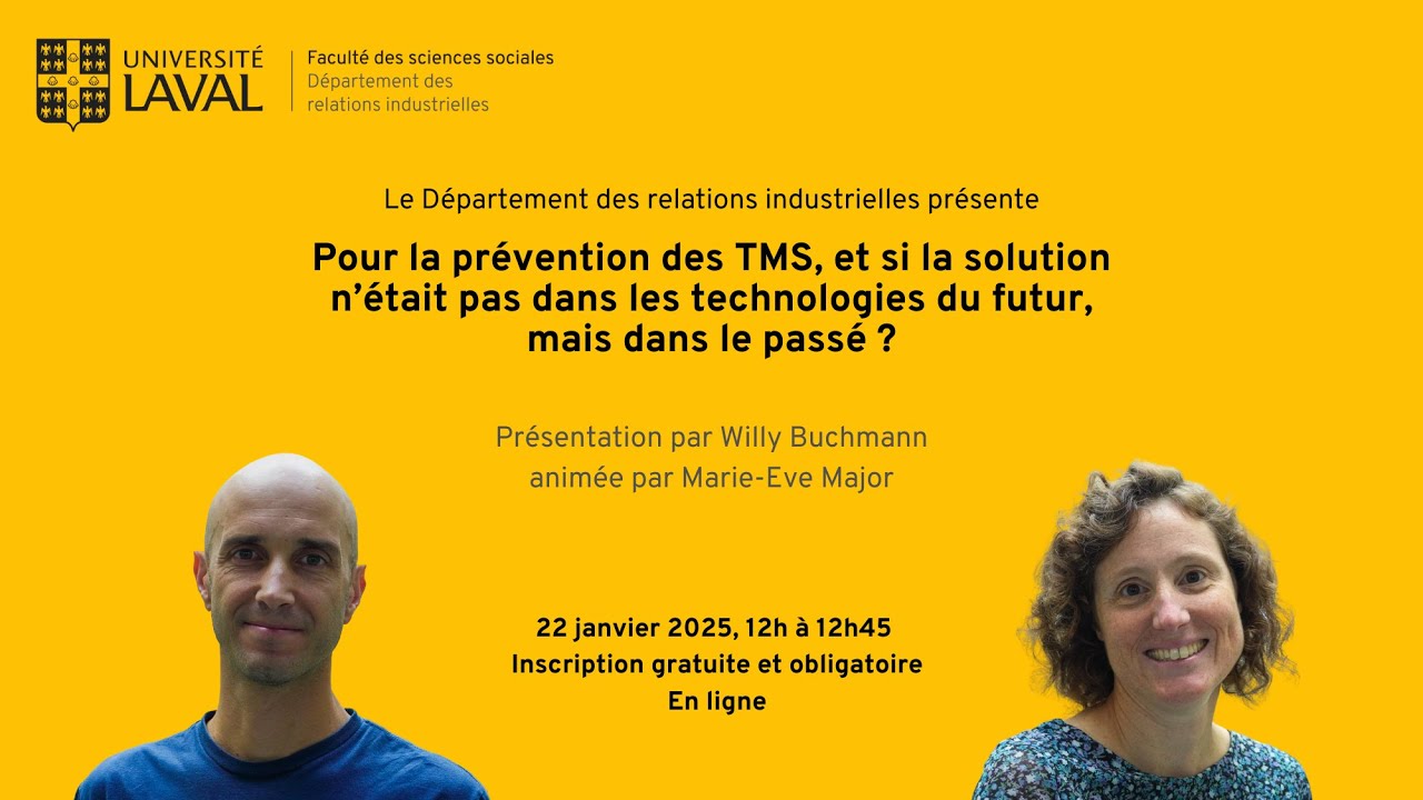 Prévention des TMS : si la solution n’était pas dans les technologies du futur, mais dans le passé?