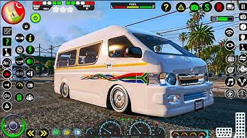 New Minibus Van Driver Simulation - Bus Driving 3D - Bus Game Android Games #1