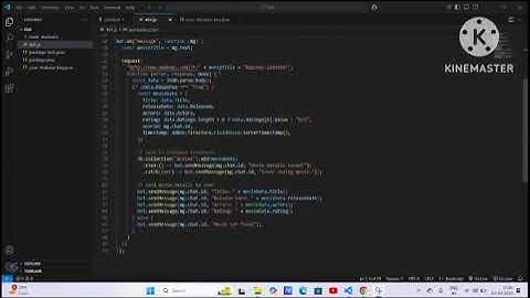 TELEGRAM BOT WITH FIRESTORE DATABASE