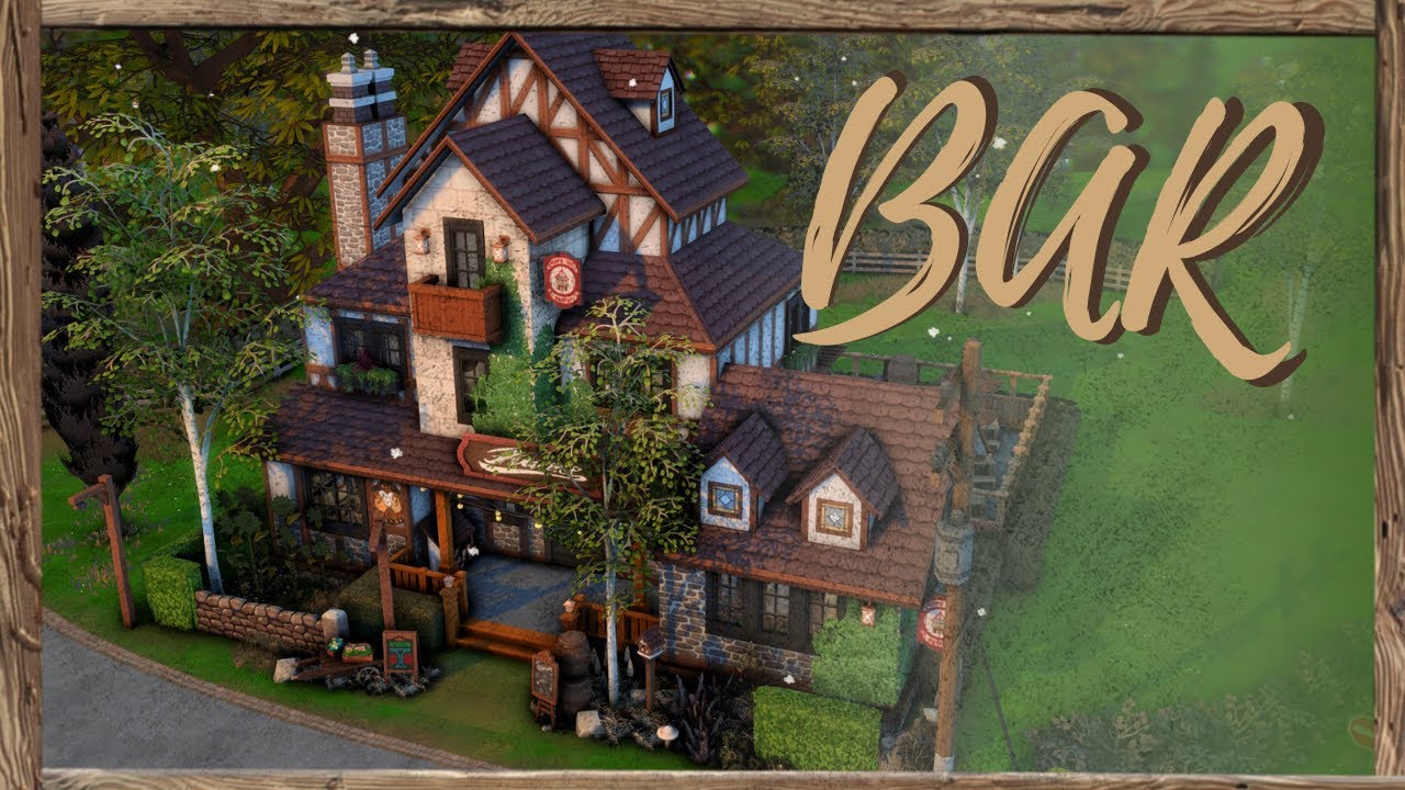 Бар🥨🍺│Строительство│Bar│SpeedBuild│NO CC [The Sims 4]