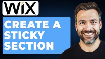 How to Create a Sticky Section on Your Wix Website (2025 Guide)