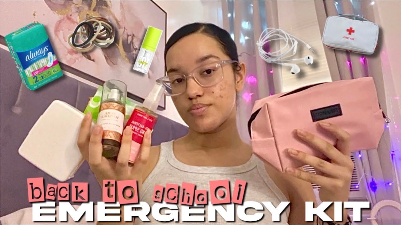 BACK TO SCHOOL EMERGENCY KIT BAG hygiene, beauty, etc YouTube