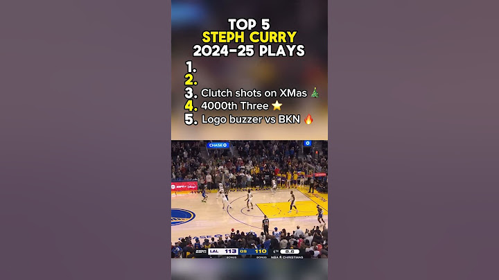 STEPH CURRY TOP 5 PLAYS OF 2024-25 🏀🔥 #shorts  #nbafans  #stephcurry #goldenstatewarriors