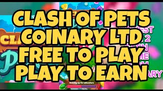 CLASH OF PETS COINARY FREE 2 PLAY PLAY 2 EARN GAME #dragonary #coinary #clashofpets screenshot 3