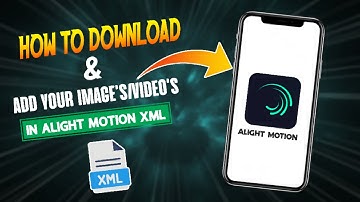 HOW TO IMPORT XML FILE IN ALIGHT MOTION | HOW TO ADD PHOTO