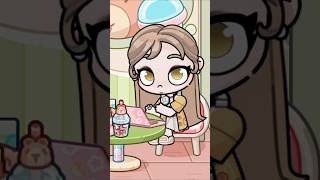 ✧･ﾟboba tea and work ✧･ﾟ#avatarstory #avatarworld #avatarworldgame