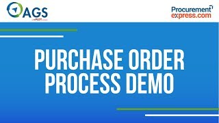 AGS - ProcurementExpress Demo