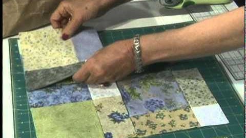 Tossed Nine Patch Technique