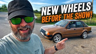 I Finally Fixed The Escort’s Wheels… Then Took It To A Car Show