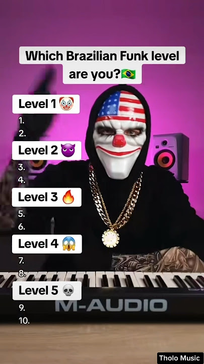 Which Brazilian Funk level are you?🇧🇷 #phonk #phonkmusic