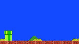Super Mario Bros Blue Screen Animation
