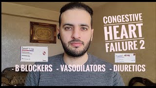 Congestive heart failure 2 الحلقة، Vasodilators, B Blockers, Diuretics.