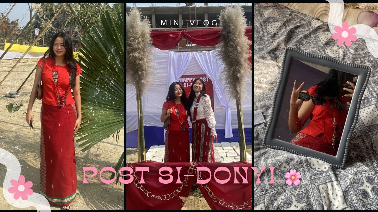 Celebrating post si-Donyi at our college / Arunachal Pradesh / northeast 🇮🇳🇮🇳