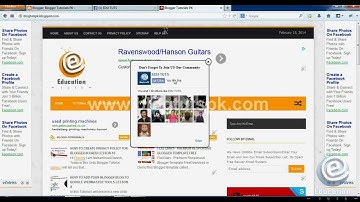 how to add Facebook popup like box to blogger 12