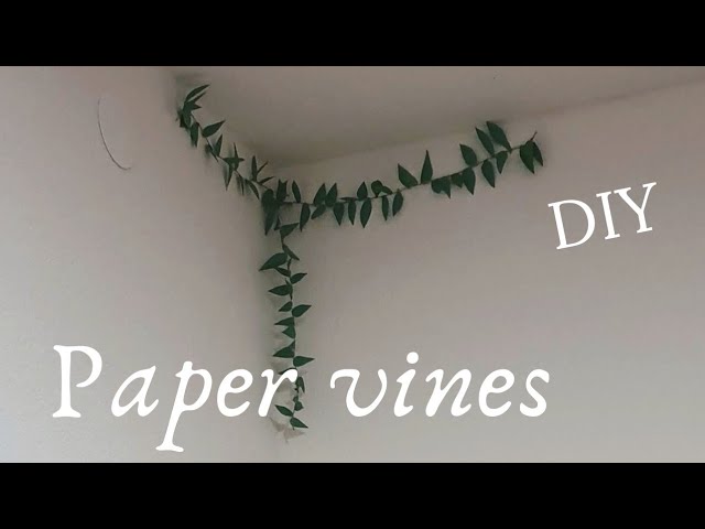 How to Make Paper Vines : The EASIEST Tutorial EVER! - YouTube