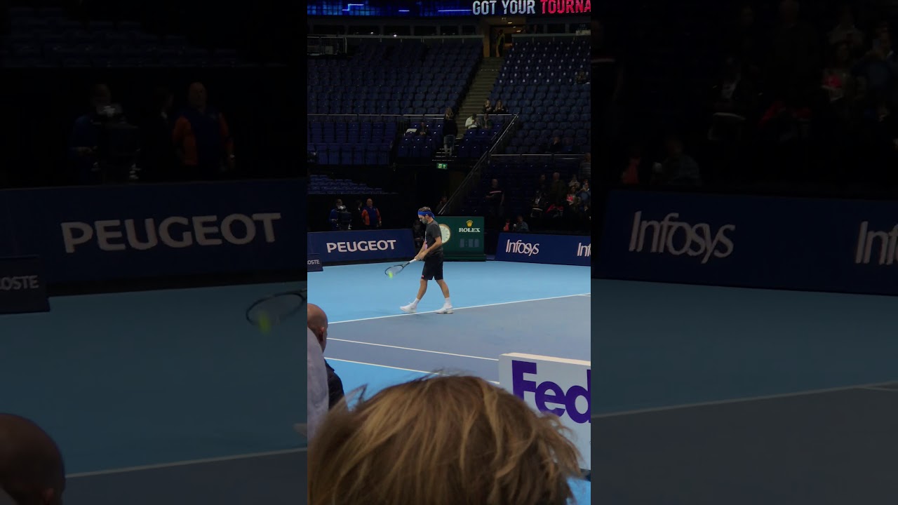 Roger Federer’s practice before the Round Robin against Kevin Anderson | ATP Finals 2018 - part 3