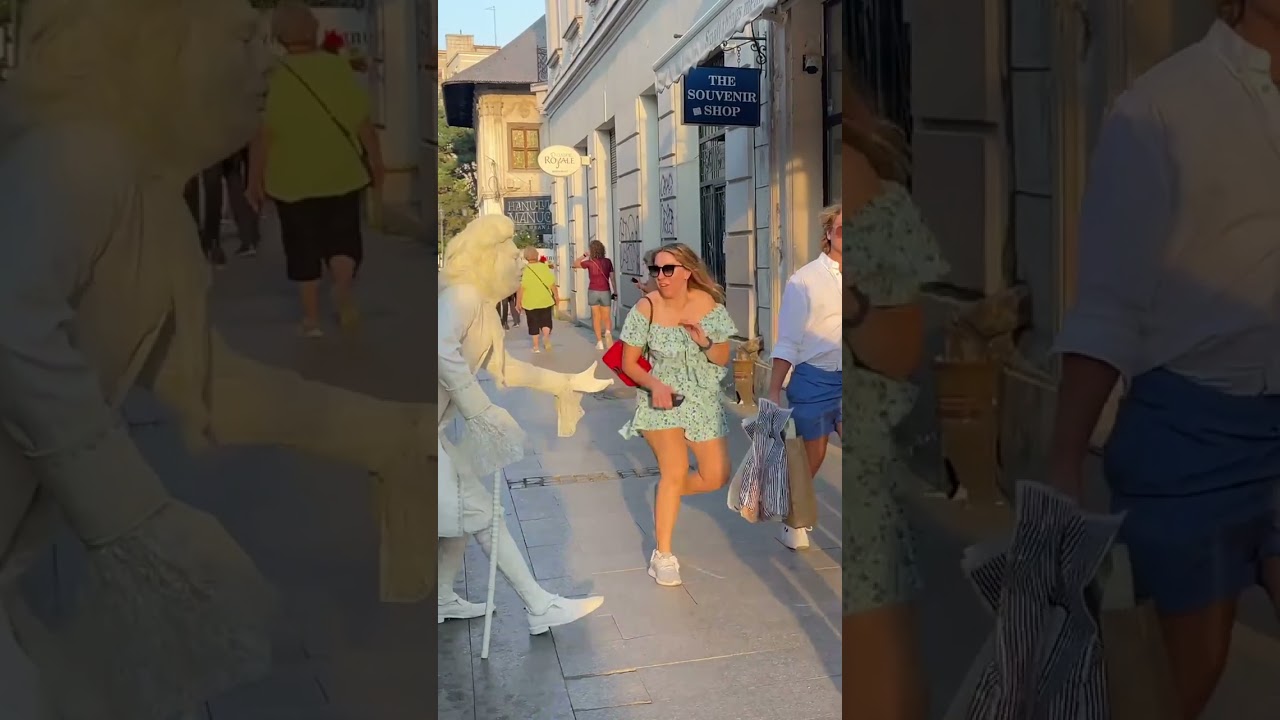 Epic Reactions 😱 Human Statue Prank  