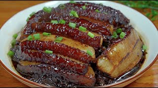 梅菜扣肉Why is the restaurant's pork belly so delicious? Actually, the trick is very simple.