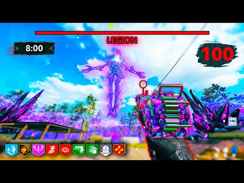 OUTBREAK ROUND 100 LEGION BOSS FIGHT In Cold War Zombies