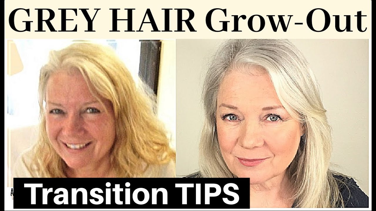Growing Out Grey Hair (& Silver, White, Gray Natural Transitions) - YouTube