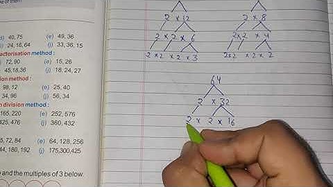 Class 5 | Maths | Chapter-3 | Exercise-3.4 | Part -1 | Topic : HCF | Factors and Multiples