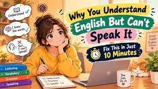 Why You Understand English But Can't Speak It 😳 | Fix This in Just 10 Minutes! | English Podcast