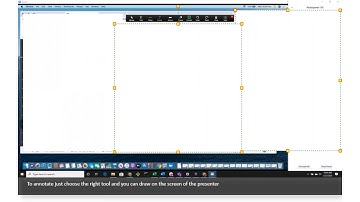 How to annotate on screen and ask for remote control in zoom desktop app
