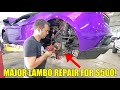 I Fixed A Salvage Lamborghini In 1 Day Because I'm Italian & All Italians Can Fix Italian Cars.