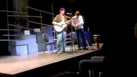 Nik Hansson and John Wuethrich sing a song at MCCC
