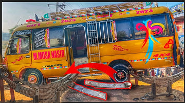 Fixing Broken  Old Leaf Spring Suspension System of Bus