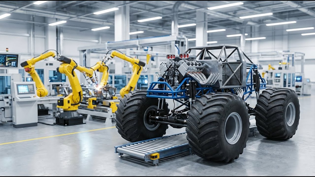 Inside The 1500 Horsepower Monster Truck and Multi-Billion Dollar Facility Factory (FULL PROCESS)
