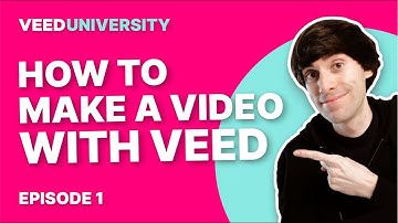 How to Make a Video Online (Intro) | VEED.io for Beginners Course Part 1 🎓