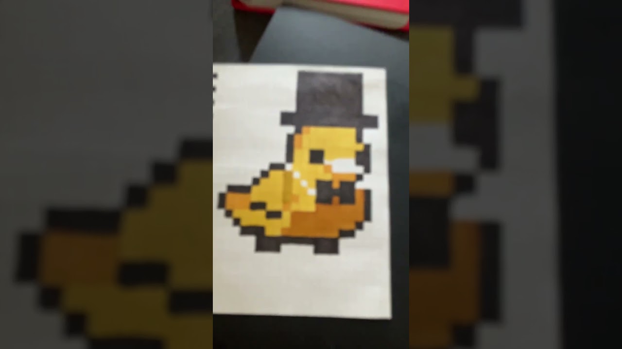 Drawing pixel art #art   #fyp #pixelart #roomdecor #markers