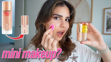 Full Face of TINY Makeup 😱