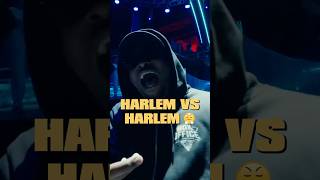 They had to talk about it 😎 Snake Eyez vs T-Rex #battlerap #harlem