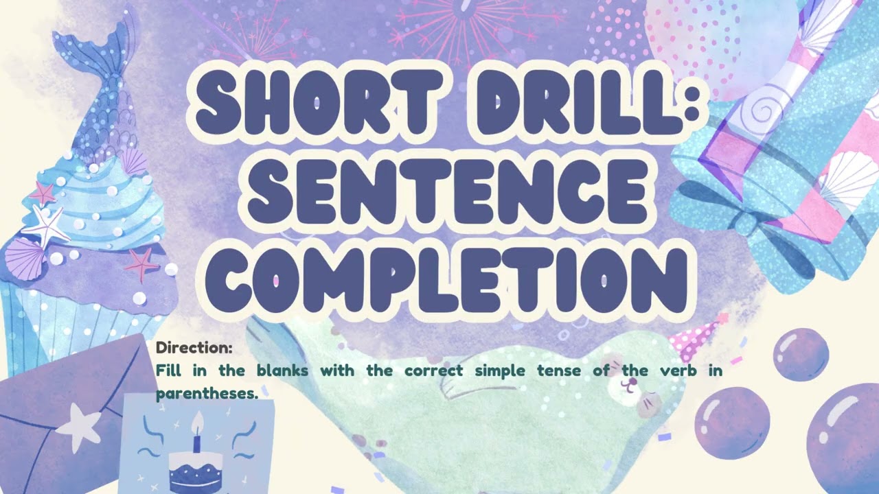 ENGLISH 6 QUARTER 4 WEEK 1 ( THE SIMPLE TENSES OF VERBS)