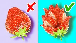 19 TRUCOS ORIGINALES Y MUY SENCILLOS CON FRUTAS