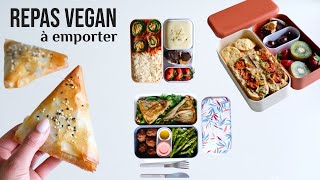 UNE SEMAINE DE REPAS À EMPORTER | Lunch Box | Vegan