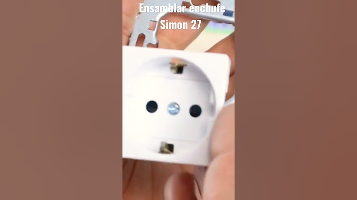 #electrical Como ensamblar base de enchufe Simon 27
