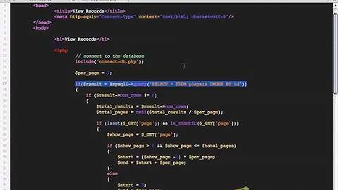 29 MySqli Pagination Part 2