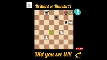 Blunder or Brilliant Queen Sacrifice?!
