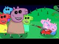 PEPPA PIG Zombie Apocalypse , Rainbow Colored Zombies At House ??? | Peppa Pig Funny Animation