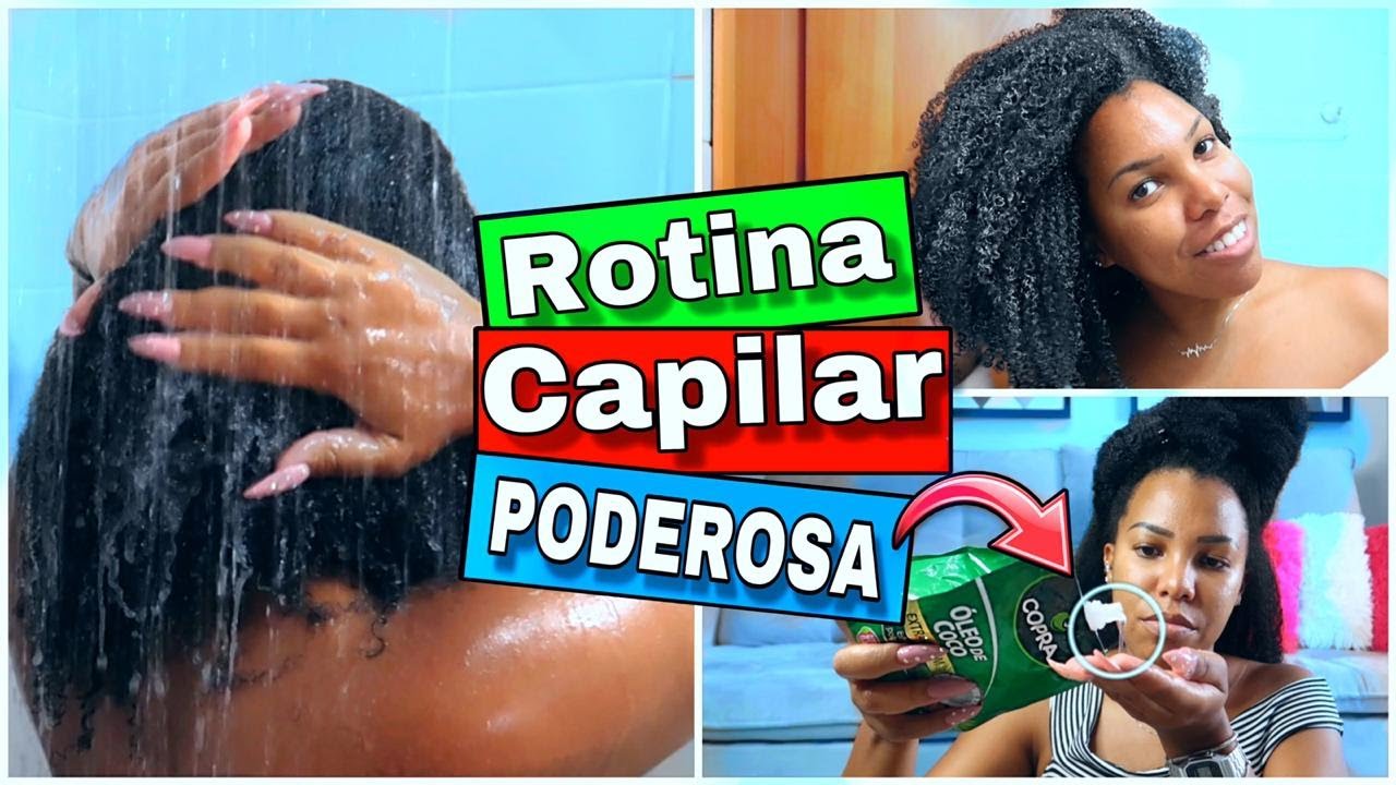 ROTINA CASEIRA DE NUTRIÇÃO CAPILAR CABELO CRESPO BRILHOSO E PODEROSO POR LUANY CRISTINA