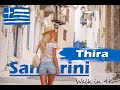 Thira fira walk santorini greece 2022  greek music  amazing views in 4k