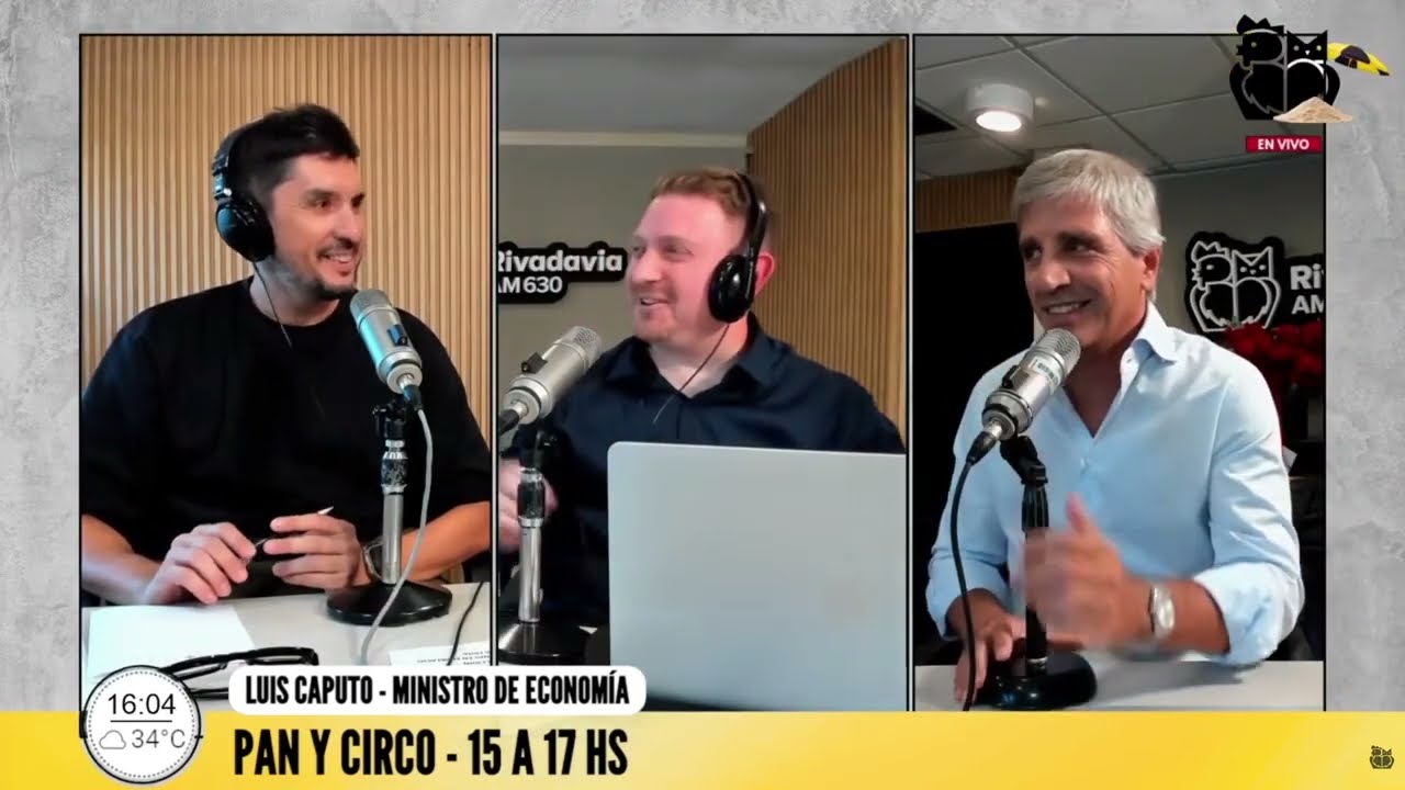 El Ministro de Economía, Luis Caputo, dialogó con Jonatan Viale en su programa de Rivadavia630.