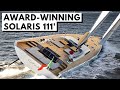 Solaris 111 cefea superyacht tour all carbon fiber award prim voilier de performance