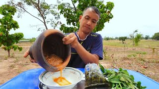 แซ่บคักป่นปลาค้อ กับส้มภัคเสี่ยน แซ่บๆครับ