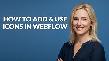 HOW TO ADD & USE ICONS IN WEBFLOW - Julia