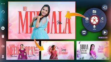 How to edit “Meesaala Pilla" cinematic lyrical video editing in kinemaster in telugu || BTC