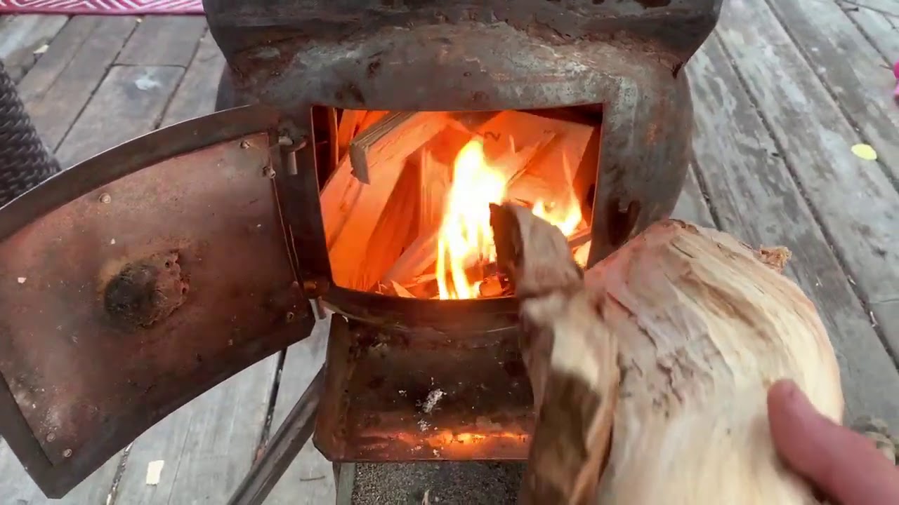 Propane Tank Wood Stove YouTube
